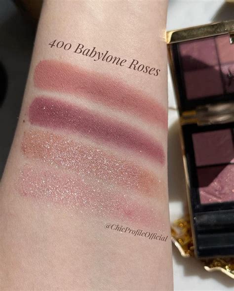 YSL roses swatches